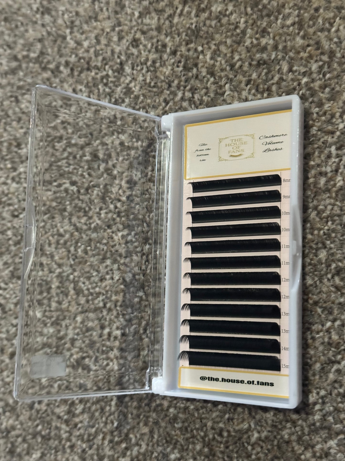 Cashmere Lash Tray DD