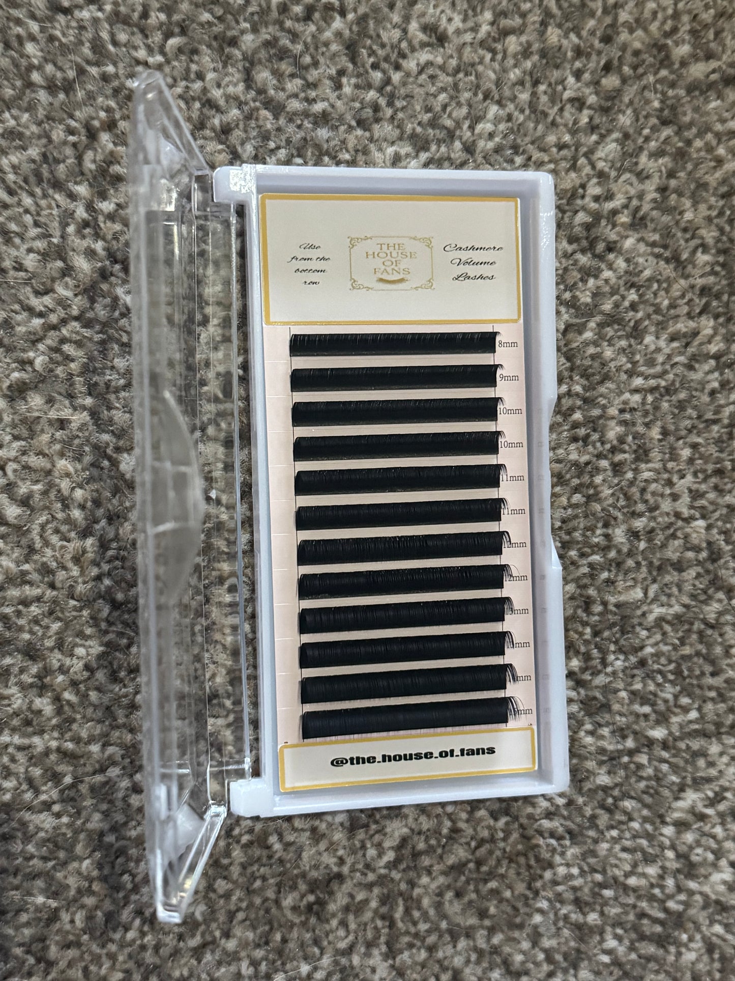 Cashmere Lash Tray DD